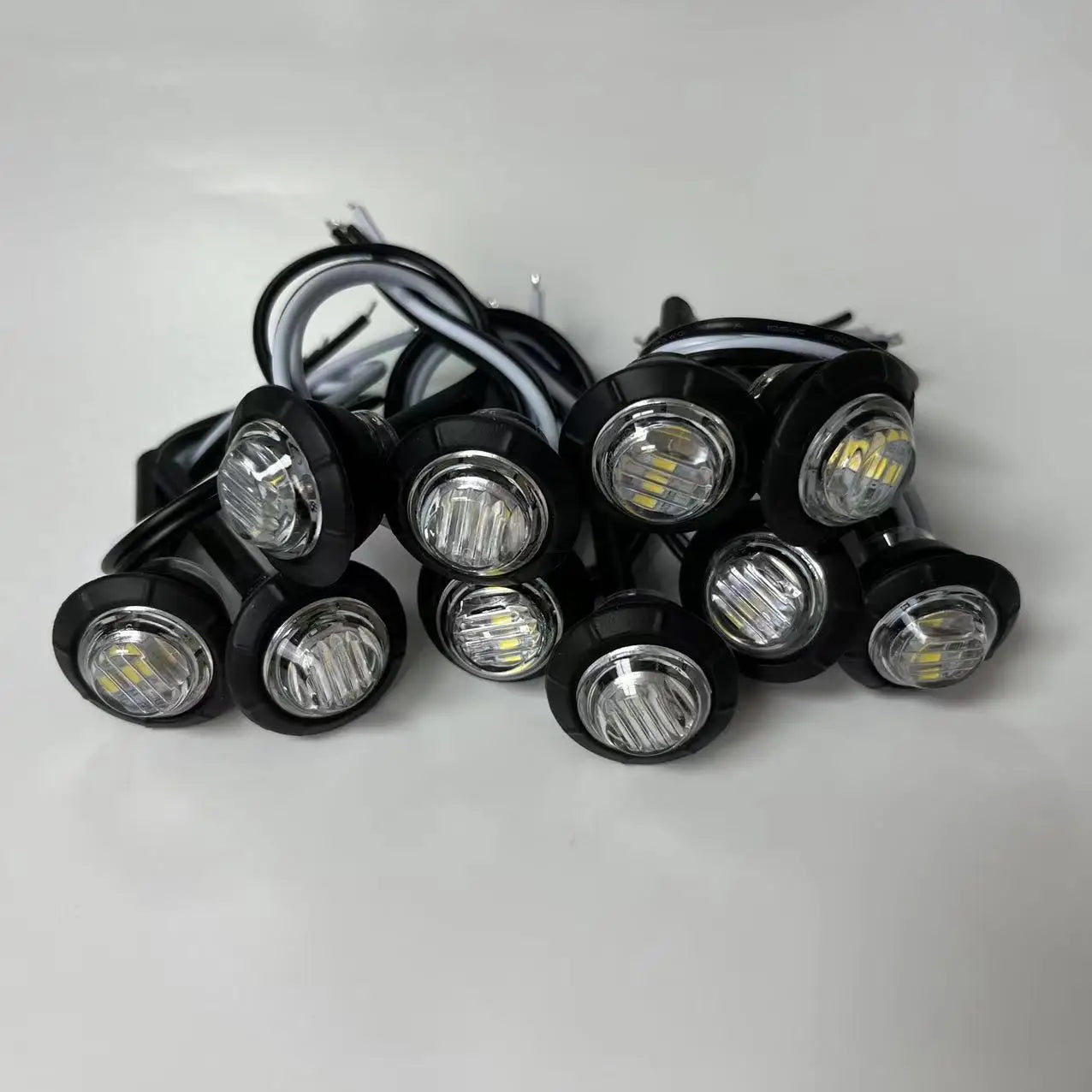 Äärivalo 10kpl, LED Keltainen/Valkoinen/Punainen 12V