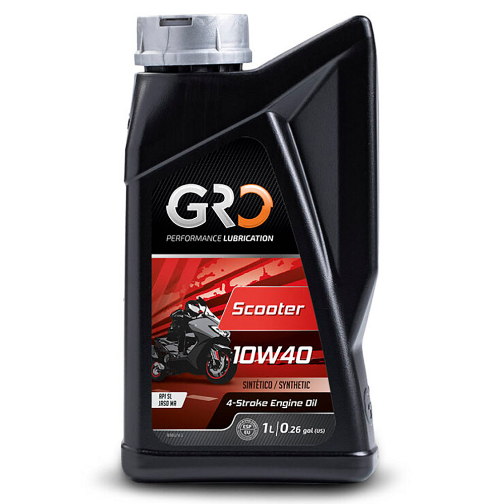 Moottoriöljy, GRO Scooter 4T 10W40 synteettinen 1L