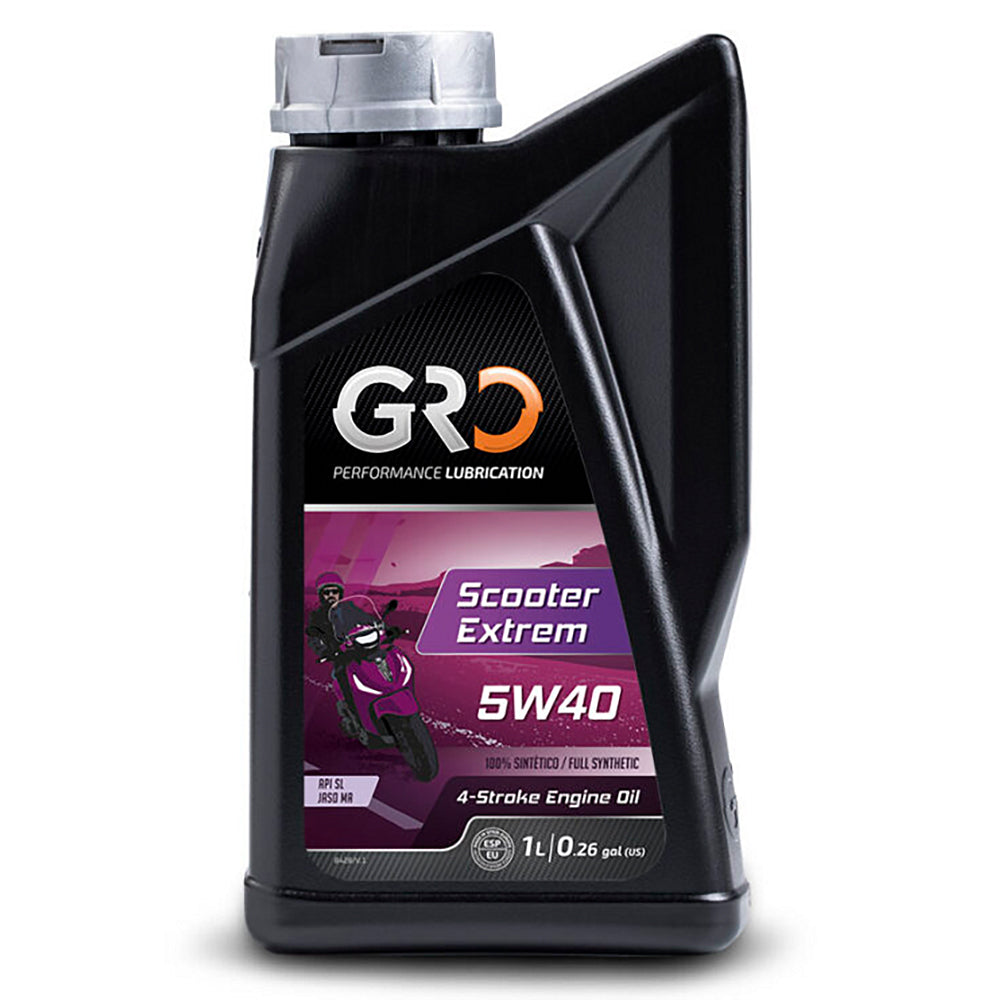 Moottoriöljy, GRO Scooter Extrem 4T 5W40 täyssynteettinen 1L