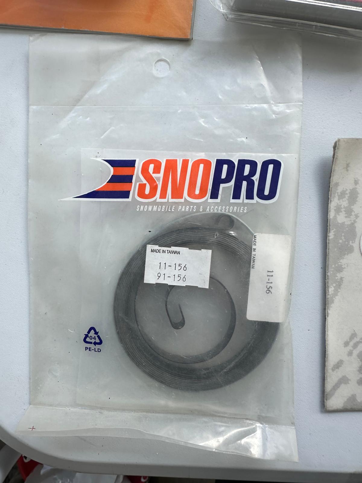 Sno-X 91-156 käynnistysjousi moottorikelkkaan
