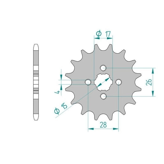 Eturatas 14h Honda Monkey Kaikki