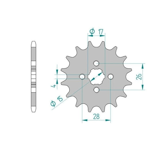 Eturatas 16h Honda Monkey Kaikki