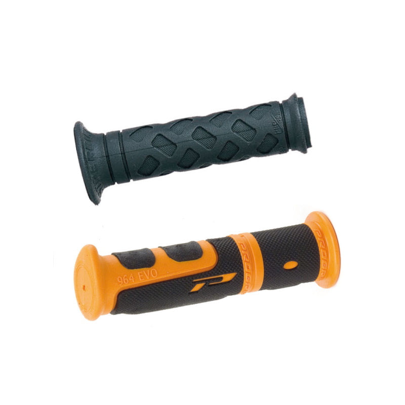 GRIPIT ATV, PROGRIP, musta tai oranssi, 22/22mm mönkijän gripit