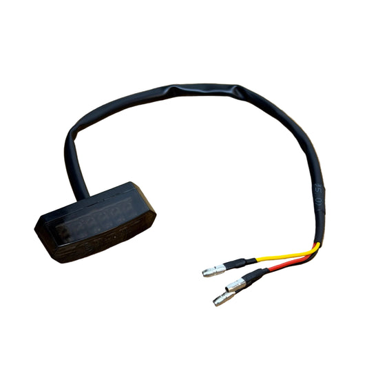 Takavalo LED mini, MUSTA, E-hyväksytty