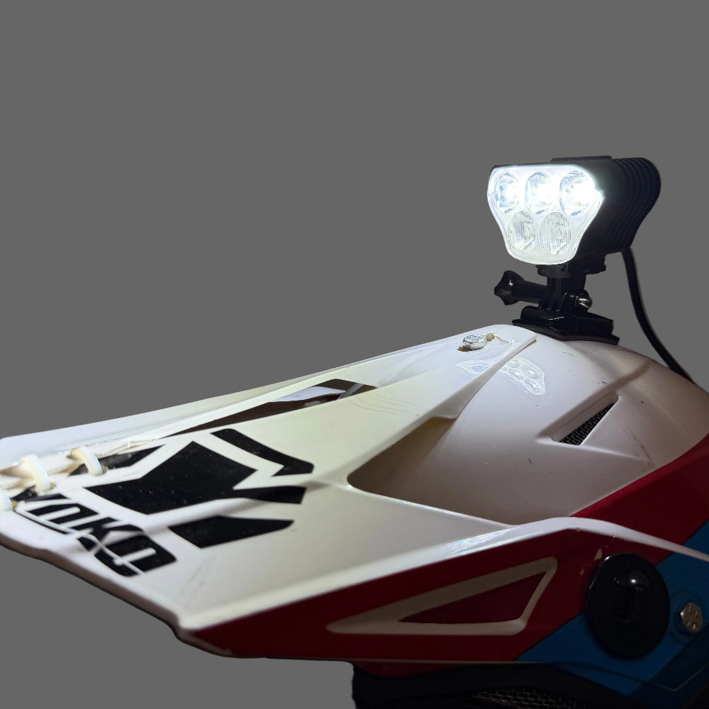 endurovalo kypärään kiinnitettävä ajovalo kypärävalo