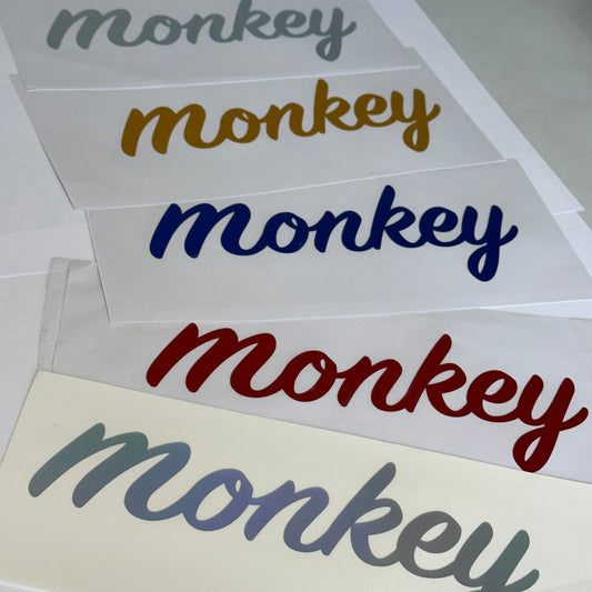 tankintarrat tarra monkey metalliväri holo