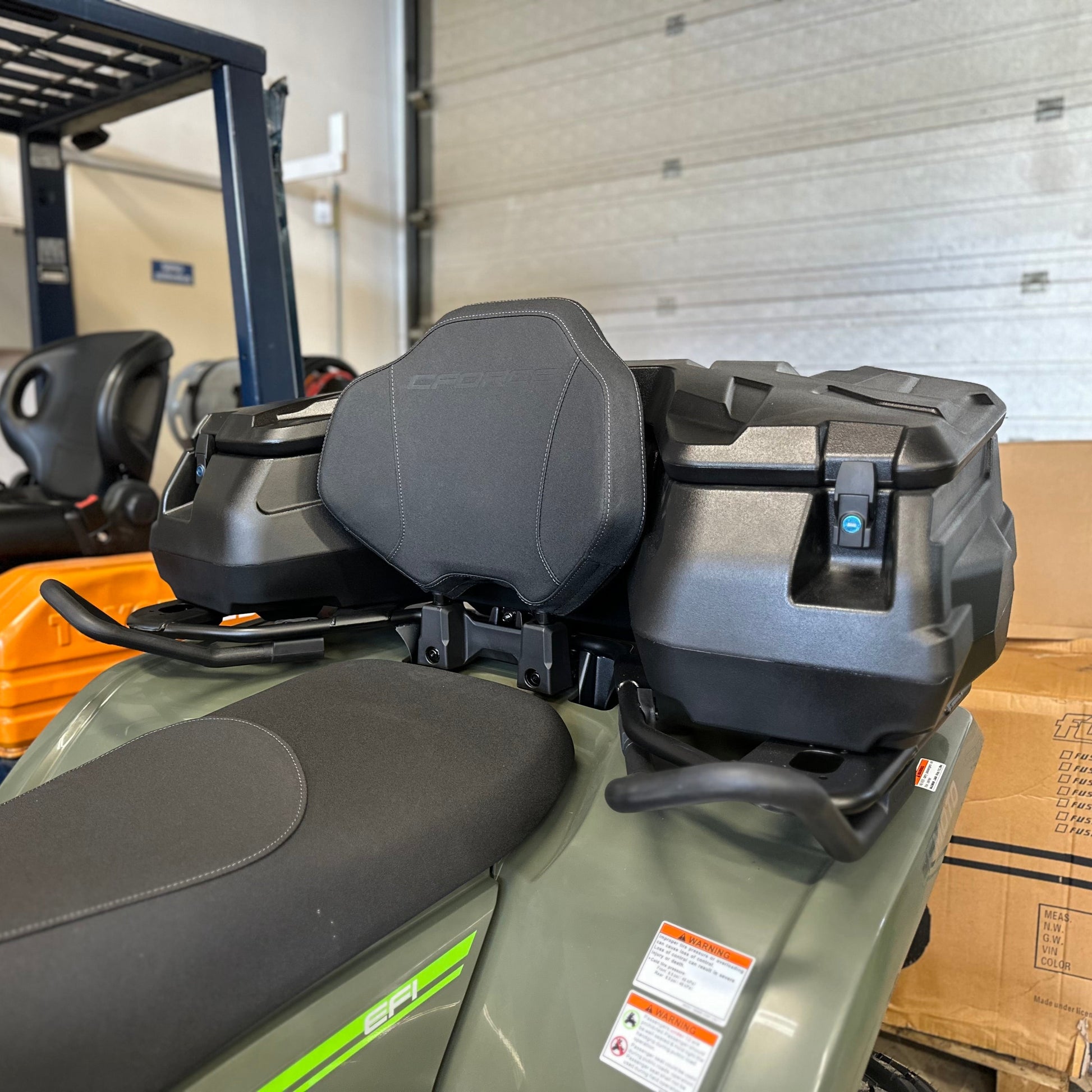 lukittava kuljetuslaukku taakse cfmoto cforce 450 520 bulju oy